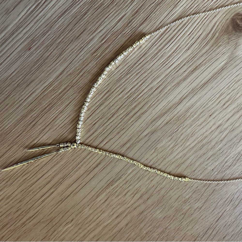 Gorjana Elegant Gold Beaded Necklace - Picture 2 of 4